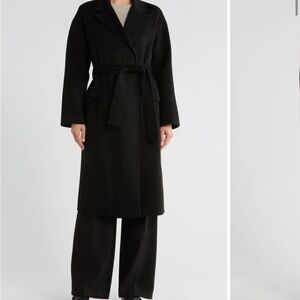 Theory Wool Robe Coat
